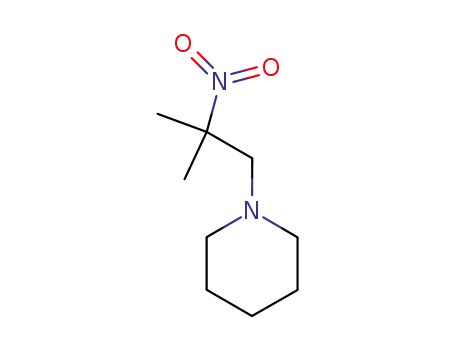 Molecular Structure of 17697-46-0 (1-(2-Methyl-2-nitropropyl)piperidine)