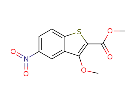 Benzo[b]thiophene-2-carboxylicacid, 3-methoxy-5-nitro-, methyl ester