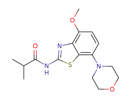 N-(4-Methoxy-7-morpholin-4-yl-benzothiazol-2-yl)-isobutyramide