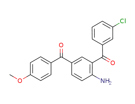 [2-amino-5(4-methoxybenzoyl)phenyl](3-chlorophenyl)-methanone