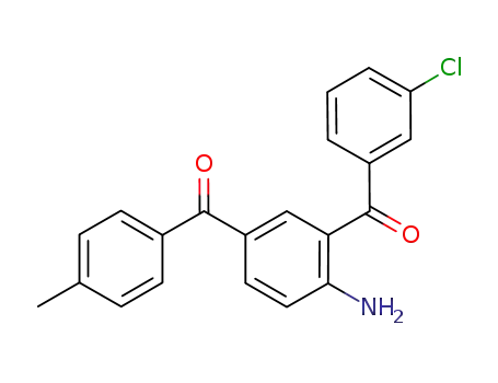 [2-amino-5(4-methylbenzoyl)phenyl](3-chlorophenyl)-methanone