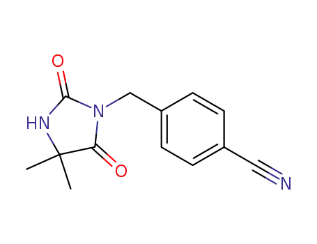 4-((4,4-dimethyl-2,5-dioxoimidazolidin-1-yl)methyl)benzonitrile