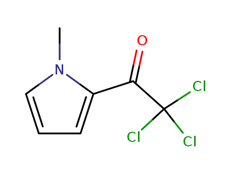 Molecular Structure of 21898-65-7 (2-TRICHLOROACETYL-1-METHYLPYRROLE)