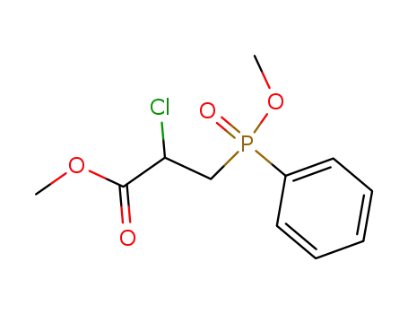 Methyl 3-(phenyl-methoxyphosphinyl)-2-chloropropionate