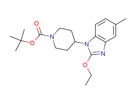 4-(2-ethoxy-5-methylbenzoimidazol-1-yl)-piperidine-1-carboxylic acid tert-butyl ester