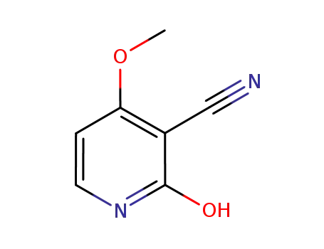 Molecular Structure of 21642-98-8 (4-Methoxy-2-oxo-1,2-dihydro-pyridine-3-carbonitrile)