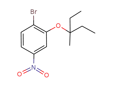 2-(3-methylpentan-3-yloxy)-1-bromo-4-nitrobenzene