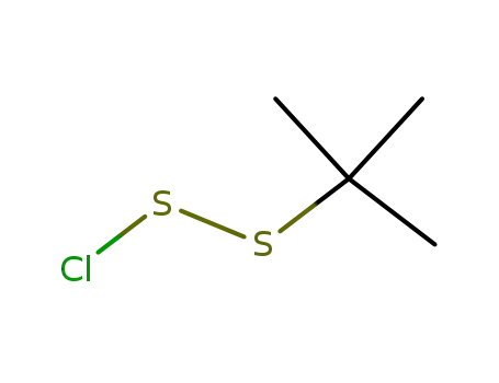 Molecular Structure of 6009-05-8 (Disulfide, chloro 1,1-dimethylethyl)
