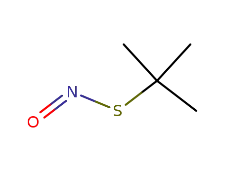 Molecular Structure of 15459-95-7 (Thionitrous acid(HNOS), S-(1,1-dimethylethyl) ester)