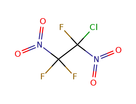 Molecular Structure of 425-11-6 (1-Chloro-1,2,2-trifluoro-1,2-dinitroethane)