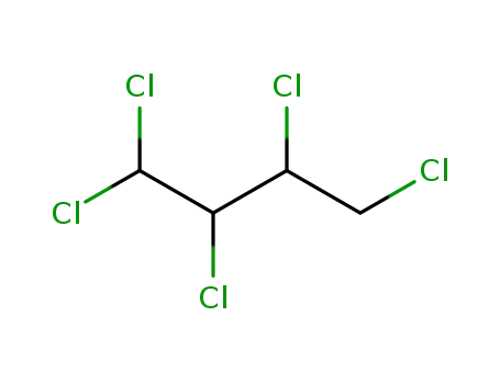 Molecular Structure of 77753-24-3 (1,1,2,3,4-Pentachlorobutane)