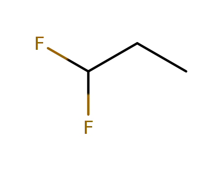 Molecular Structure of 430-61-5 (1,1-Difluoropropane)