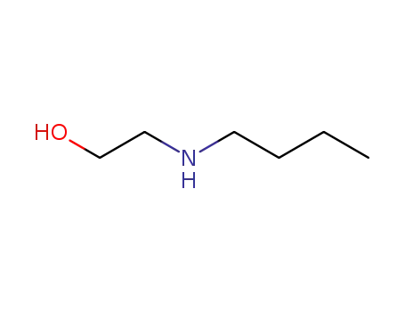 Molecular Structure of 111-75-1 (2-(BUTYLAMINO)ETHANOL)