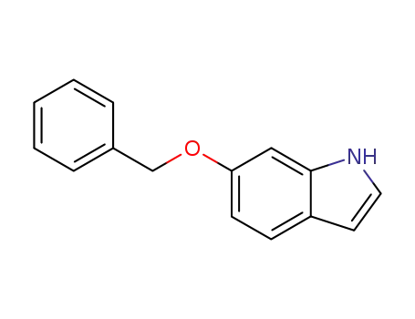 Molecular Structure of 15903-94-3 (6-Benzyloxyindole)