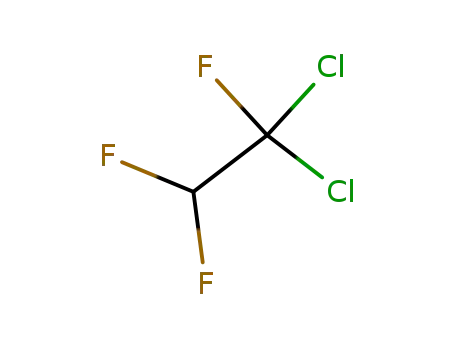 Molecular Structure of 812-04-4 (1,1-dichloro-1,2,2-trifluoro-ethane)
