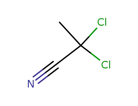 Molecular Structure of 594-40-1 (2,2-Dichloropropanenitrile)