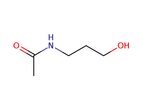 Molecular Structure of 10601-73-7 (N-(3-Hydroxypropyl)acetamide)
