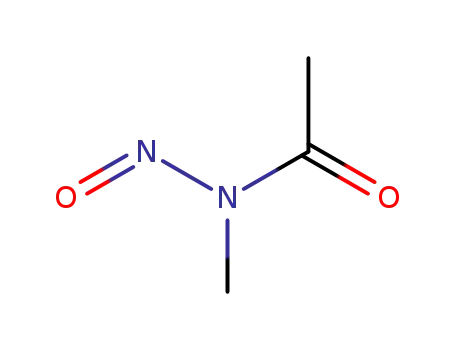 Molecular Structure of 7417-67-6 (N-methyl-N-nitrosoacetamide)