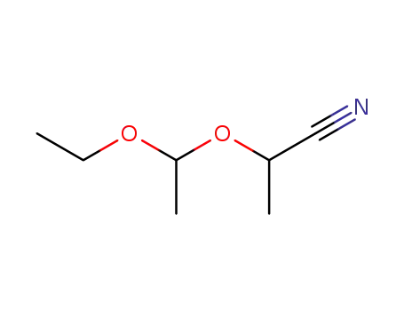 Molecular Structure of 53411-95-3 (2-(1-ethoxyethoxy)propanenitrile)