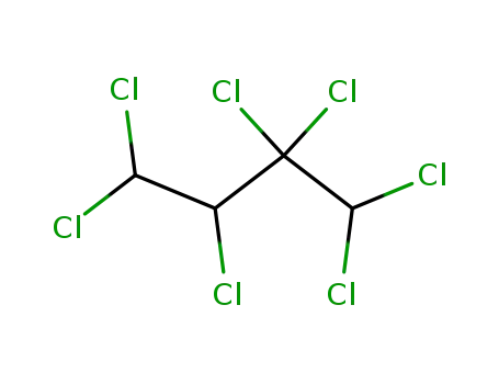 Molecular Structure of 34973-41-6 (1,1,2,2,3,4,4-HEPTACHLOROBUTANE)