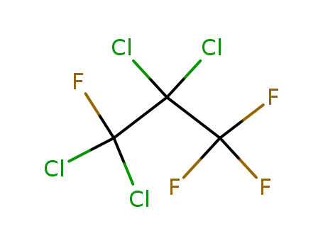 Molecular Structure of 2268-44-2 (1 1 2 2-TETRACHLORO-1 3 3 3-TETRAFLUOROPROPANE)
