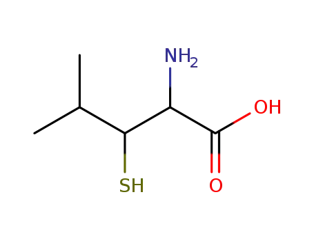 2-amino-3-mercapto-4-methylpentanoic acid