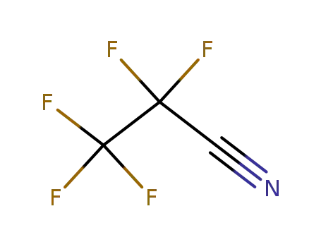 Molecular Structure of 422-04-8 (PENTAFLUOROPROPIONITRILE)