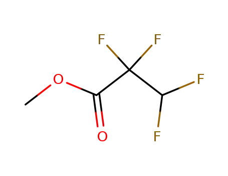Molecular Structure of 1893-38-5 (Methyl 2,2,3,3-tetrafluoropropionate)