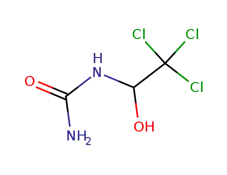 Molecular Structure of 2000-40-0 (Trichloro-ethylol-urea)