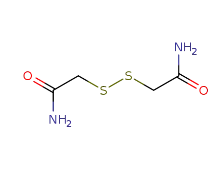 Molecular Structure of 64057-55-2 (2-[(2-AMINO-2-OXOETHYL)DITHIO]ACETAMIDE)