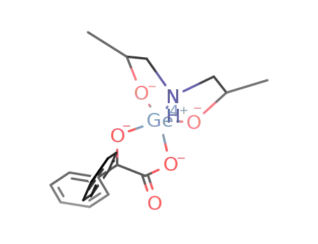 (α-hydroxydiphenylaceto-O,O')(iminodiisopropanolato-N,O,O')germanium(IV)
