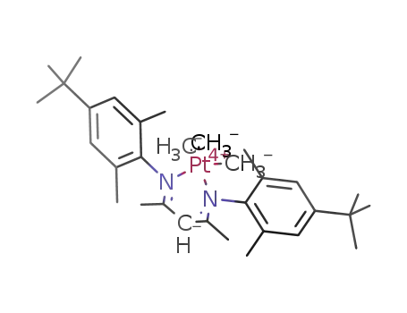 [platinum(IV)(trimethyl)(((4-tert-butyl-2,6-dimethylphenyl)NC(CH3))2CH)]