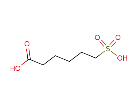 Molecular Structure of 89534-65-6 (Hexanoic acid, 6-sulfo-)
