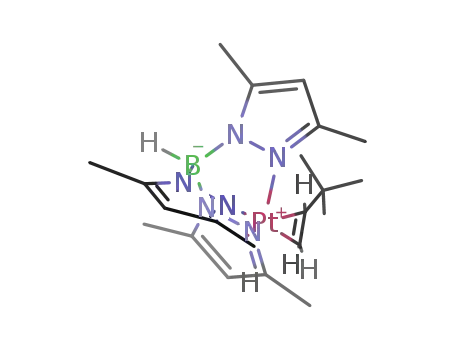 [(hydridotris(3,5-dimethylpyrazolyl)borate)Pt(η2-neohexene)H]