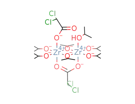 Zr2(μ-O(i)Pr)2(μ-OOCCHCl2)(O(i)Pr)4(OOCCHCl2)(HO(i)Pr)