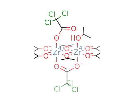 Zr2(μ-O(i)Pr)2(μ-OOCCCl3)(O(i)Pr)4(OOCCCl3)(HO(i)Pr)
