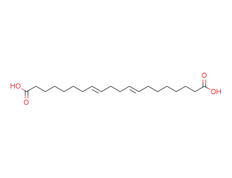 Molecular Structure of 34990-46-0 (8-Vinyl-10-octadecenedioic acid)