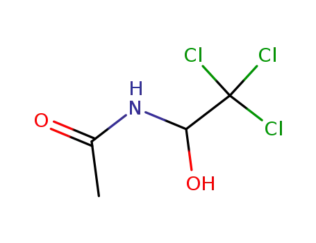 Molecular Structure of 5445-85-2 (Acetamide, N-(2,2,2-trichloro-1-hydroxyethyl)-)