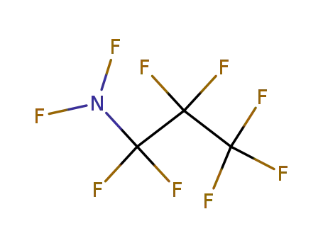 Molecular Structure of 423-32-5 (1-Propanamine, N,N,1,1,2,2,3,3,3-nonafluoro-)