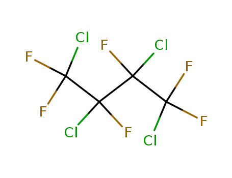 Molecular Structure of 375-45-1 (1,2,3,4-TETRACHLOROHEXAFLUOROBUTANE)
