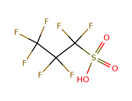 Molecular Structure of 423-41-6 (1-Propanesulfonic acid, 1,1,2,2,3,3,3-heptafluoro-)