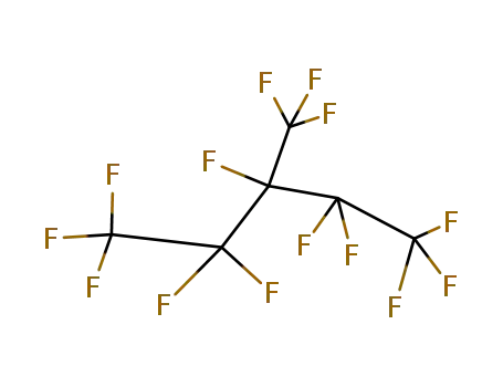 Molecular Structure of 865-71-4 (1,1,1,2,2,3,4,4,5,5,5-undecafluoro-3-(trifluoromethyl)pentane)