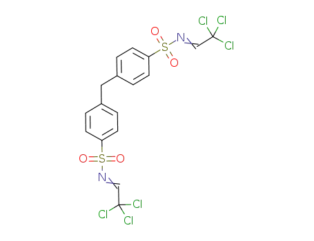 4,4'-methylenebis[N-(2,2,2-trichloroethylidene)benzenesulfonamide]
