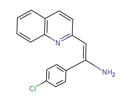 2-(quinolyul-2-yl)-1-(4-chlorophenyl)-1-ethenamine