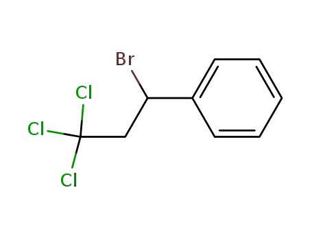 Molecular Structure of 34372-27-5 ((1-bromo-3,3,3-trichloropropyl)benzene)