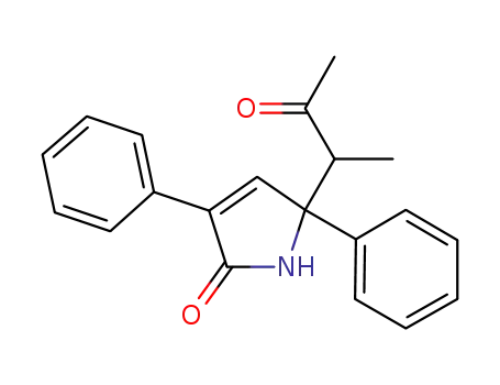 3,5-diphenyl-5-(1-methyl-2-oxopropyl)-3-pyrrolin-2-one