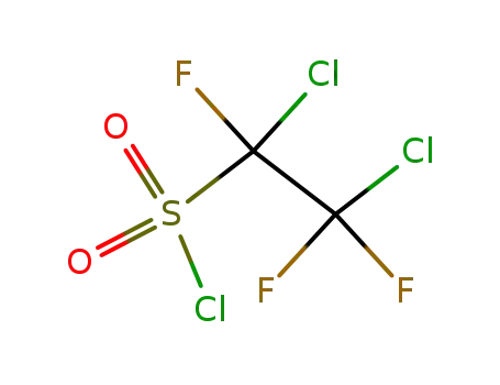 Molecular Structure of 7740-58-1 (Ethanesulfonyl chloride, 1,2-dichloro-1,2,2-trifluoro-)