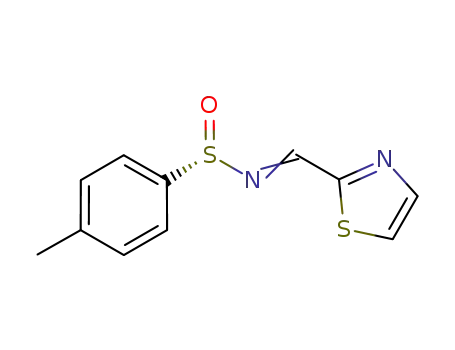 (S)-(thiazol-2-ylmethilidene)-p-toluenesulfinamide