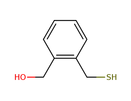 Molecular Structure of 26257-08-9 (Benzenemethanol, 2-(mercaptomethyl)-)