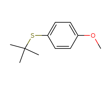 Benzene, 1-[(1,1-dimethylethyl)thio]-4-methoxy-